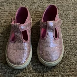 Pink glitter Morgan & Milo